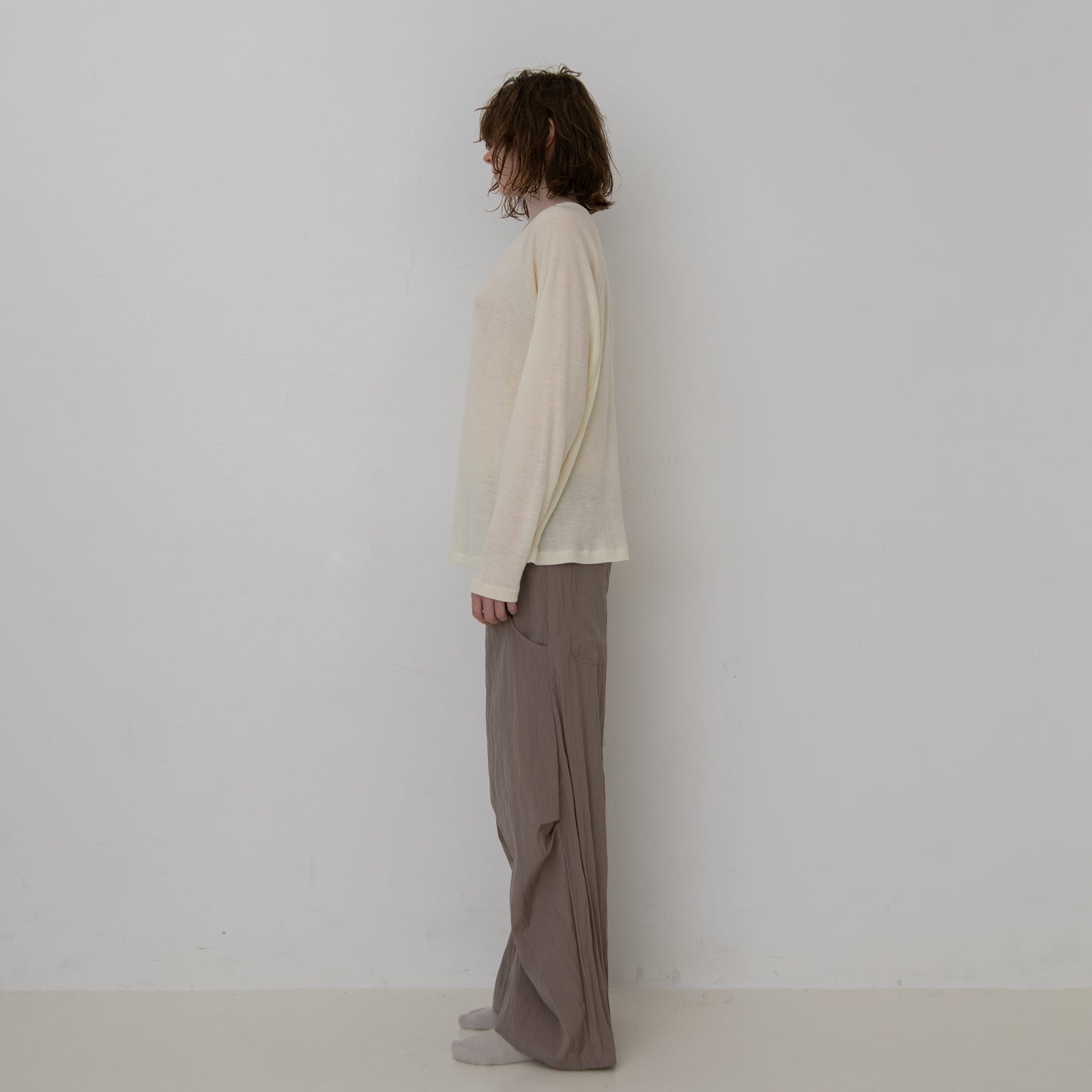 WOOL RIB T-SHIRTS