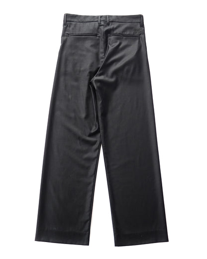 WOOL SILK GABARDINE SLACKS