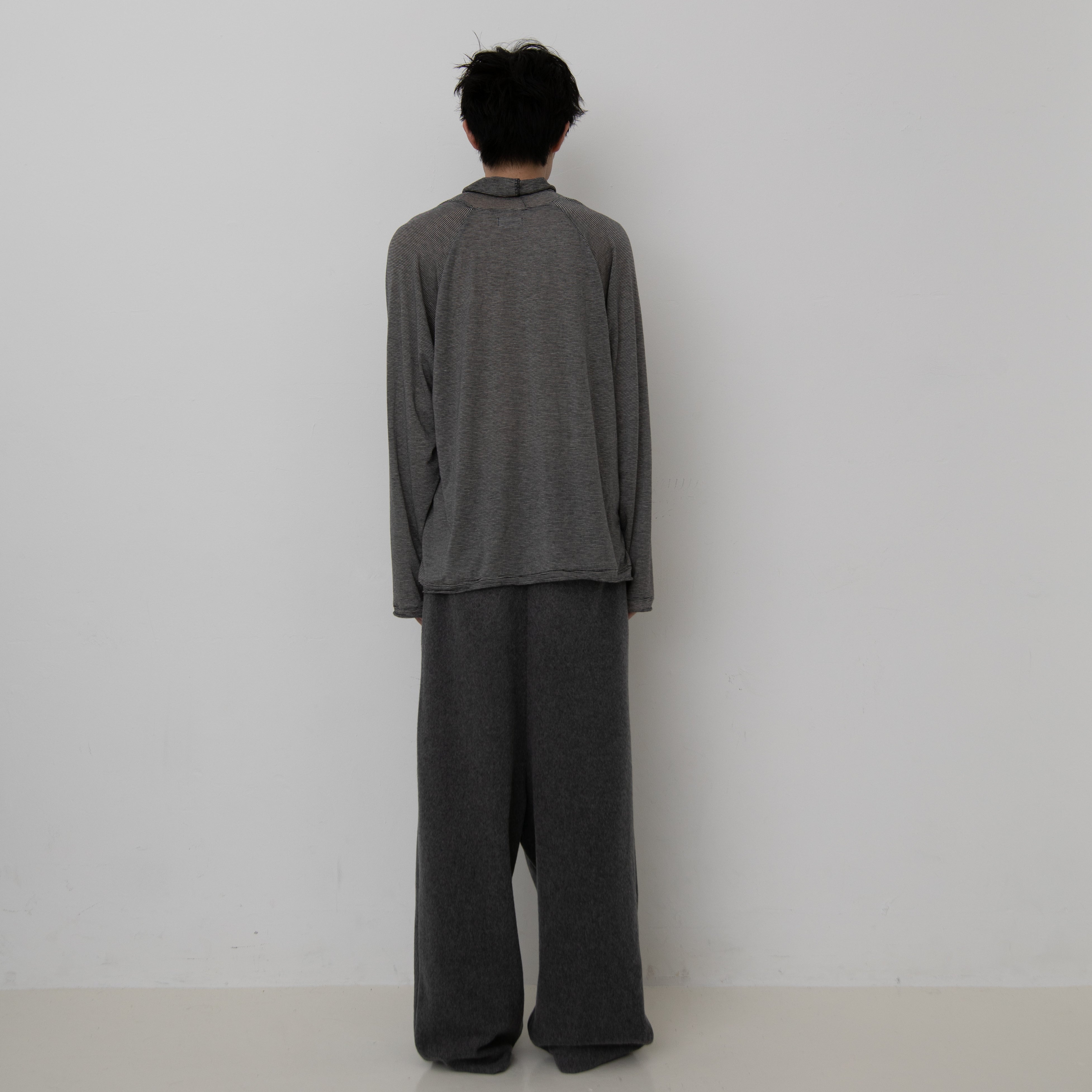 CHASHMERE SILK RAGLAN HIGH NECK T-SHIRTS – SUNSET