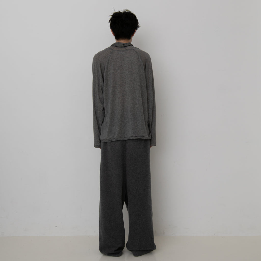 CASHMERE SILK RAGLAN HIGH NECK T-SHIRTS