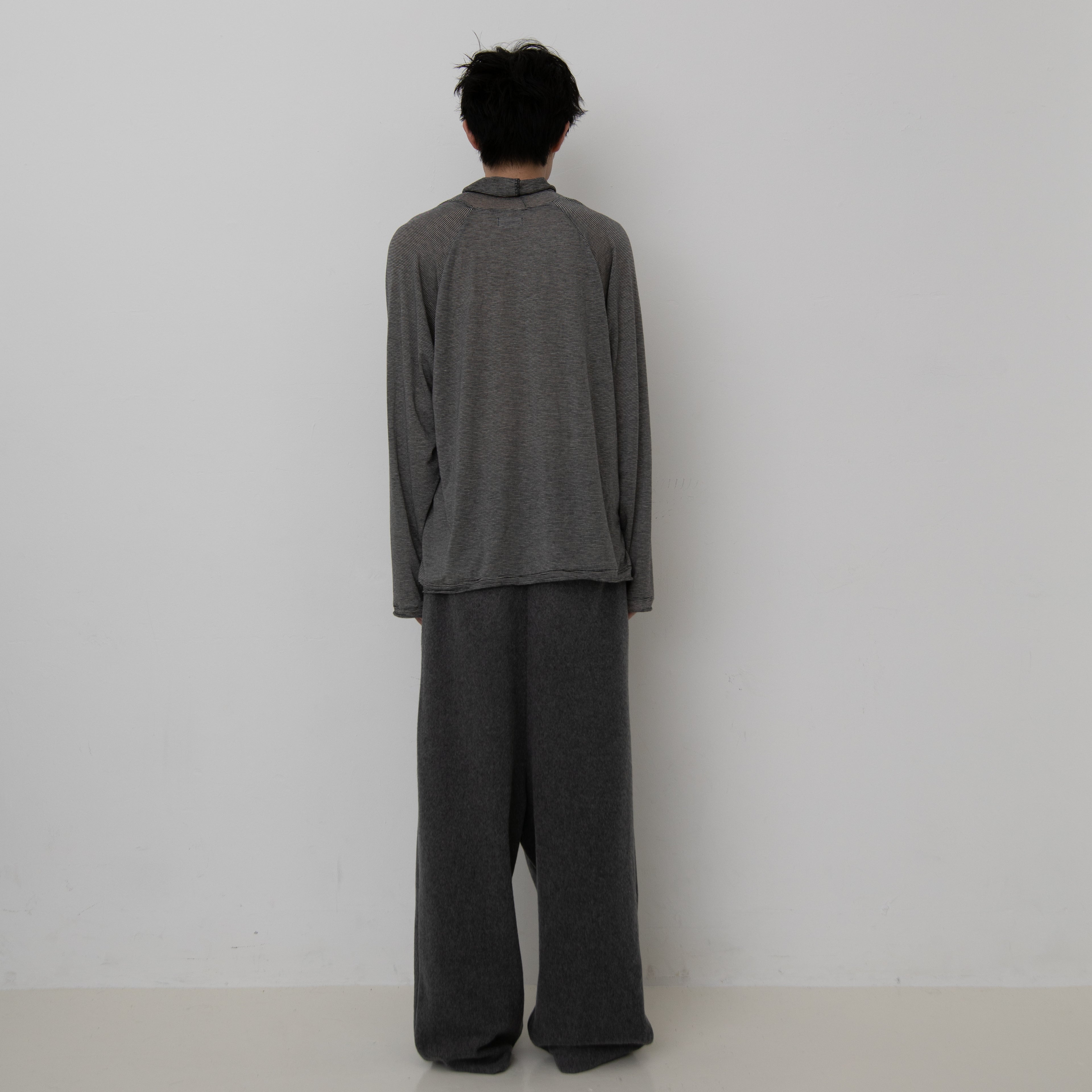 CASHMERE SILK RAGLAN HIGH NECK T-SHIRTS