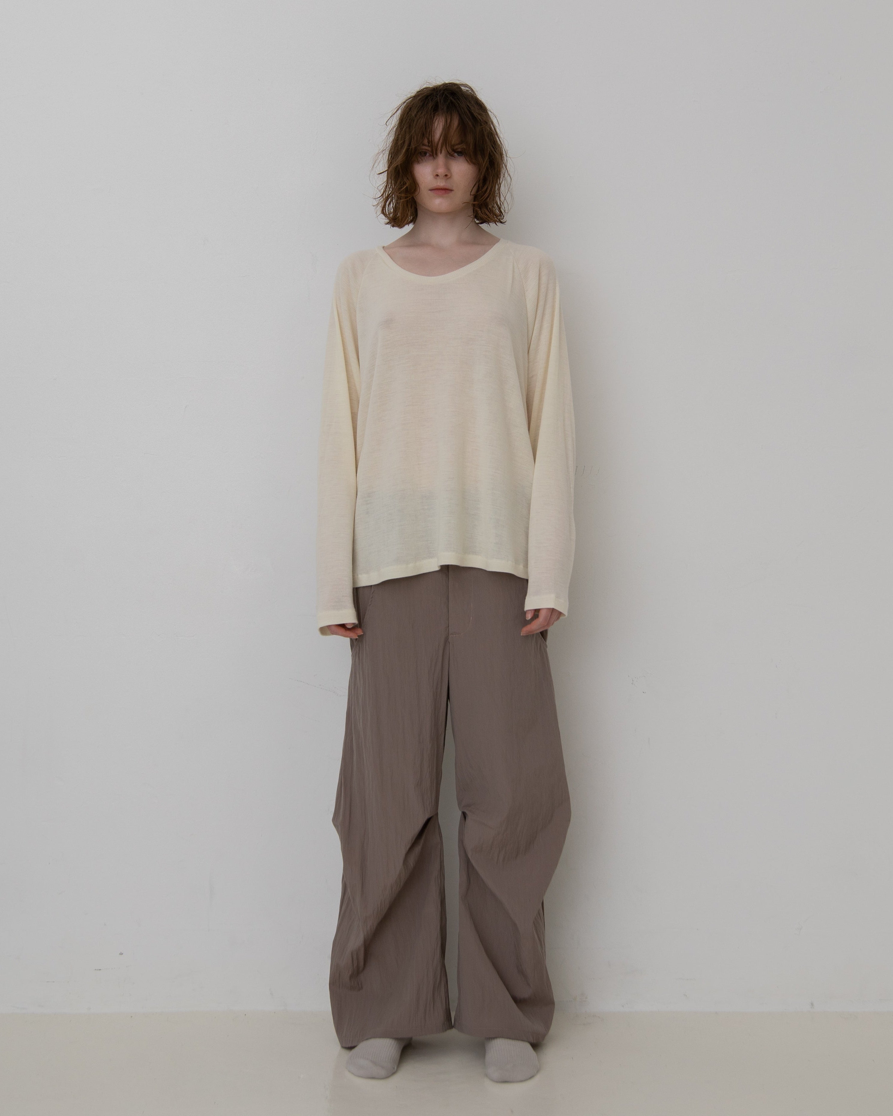 WOOL RIB T-SHIRTS