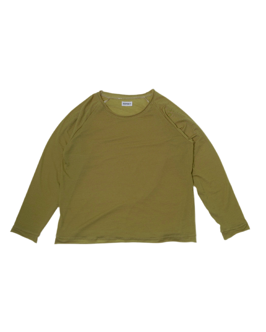 CHASHMERE SILK RAGLAN T-SHIRTS – SUNSET CHASHMERE SILK RAGLAN T-SHIRTS – SUNSET