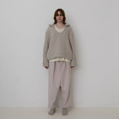 BRUSHED WOOL BOA FLEECE JACKET