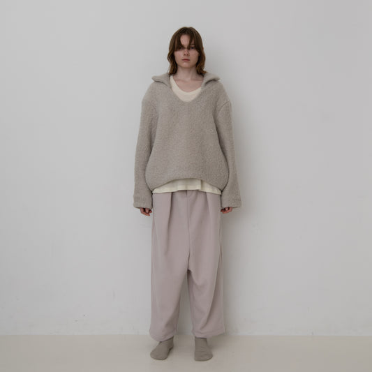 BRUSHED WOOL BOA FLEECE JACKET