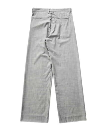 WOOL SILK GABARDINE SLACKS