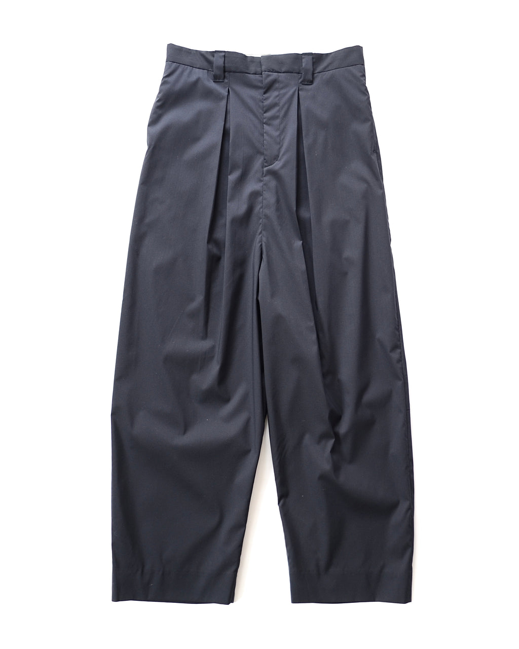 WOOL TWO-TUCK SLACKS