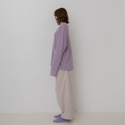 MOSSA WOOL WIDE SAROUEL SLACKS