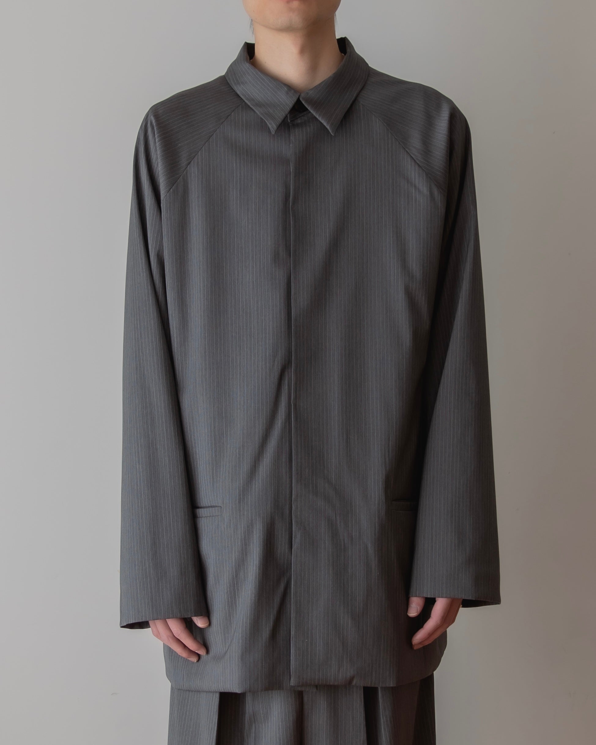 WOOL RAGLAN SLEEVE JACKET – SUNSET