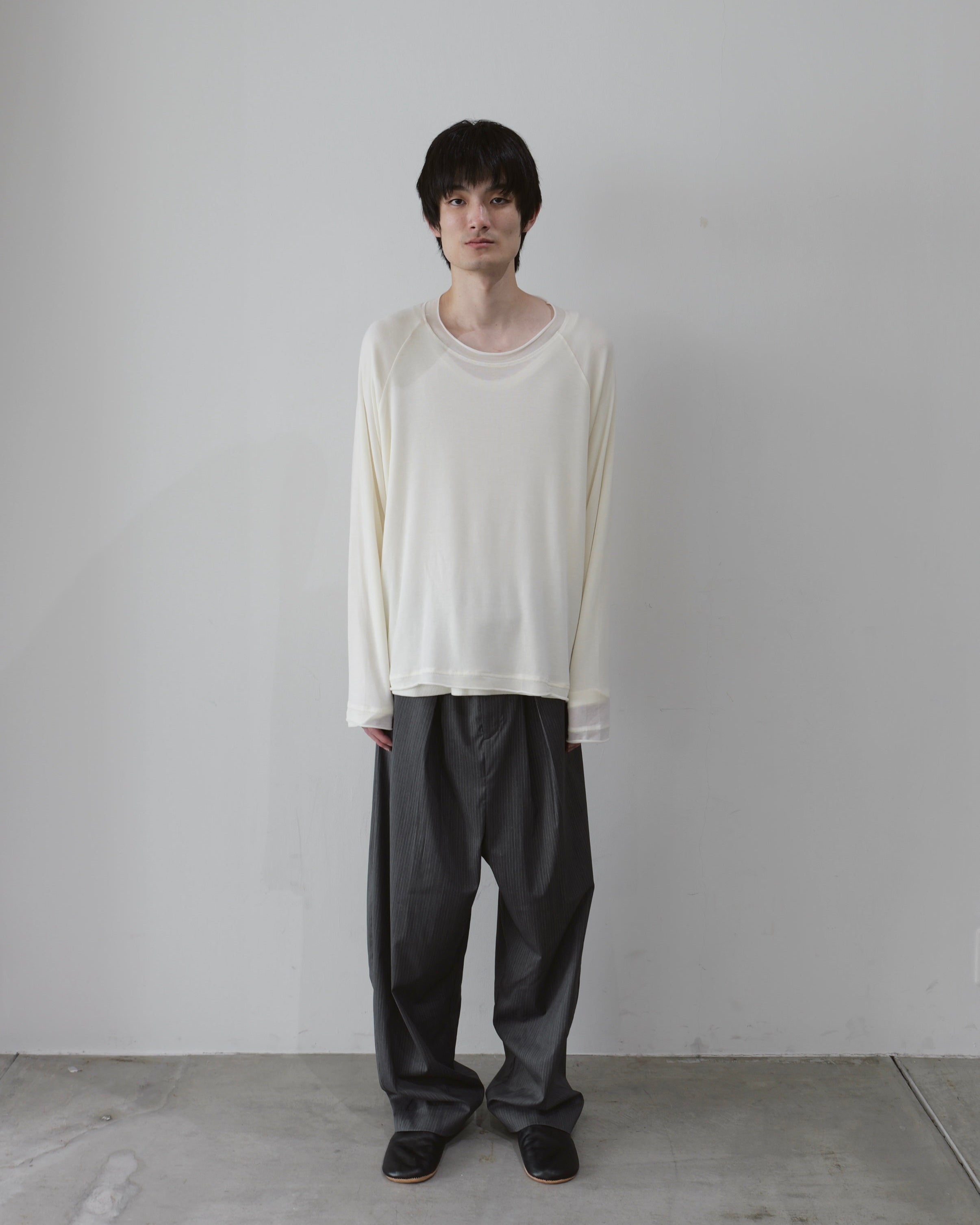 CASHMERE SILK RAGLAN T-SHIRTS