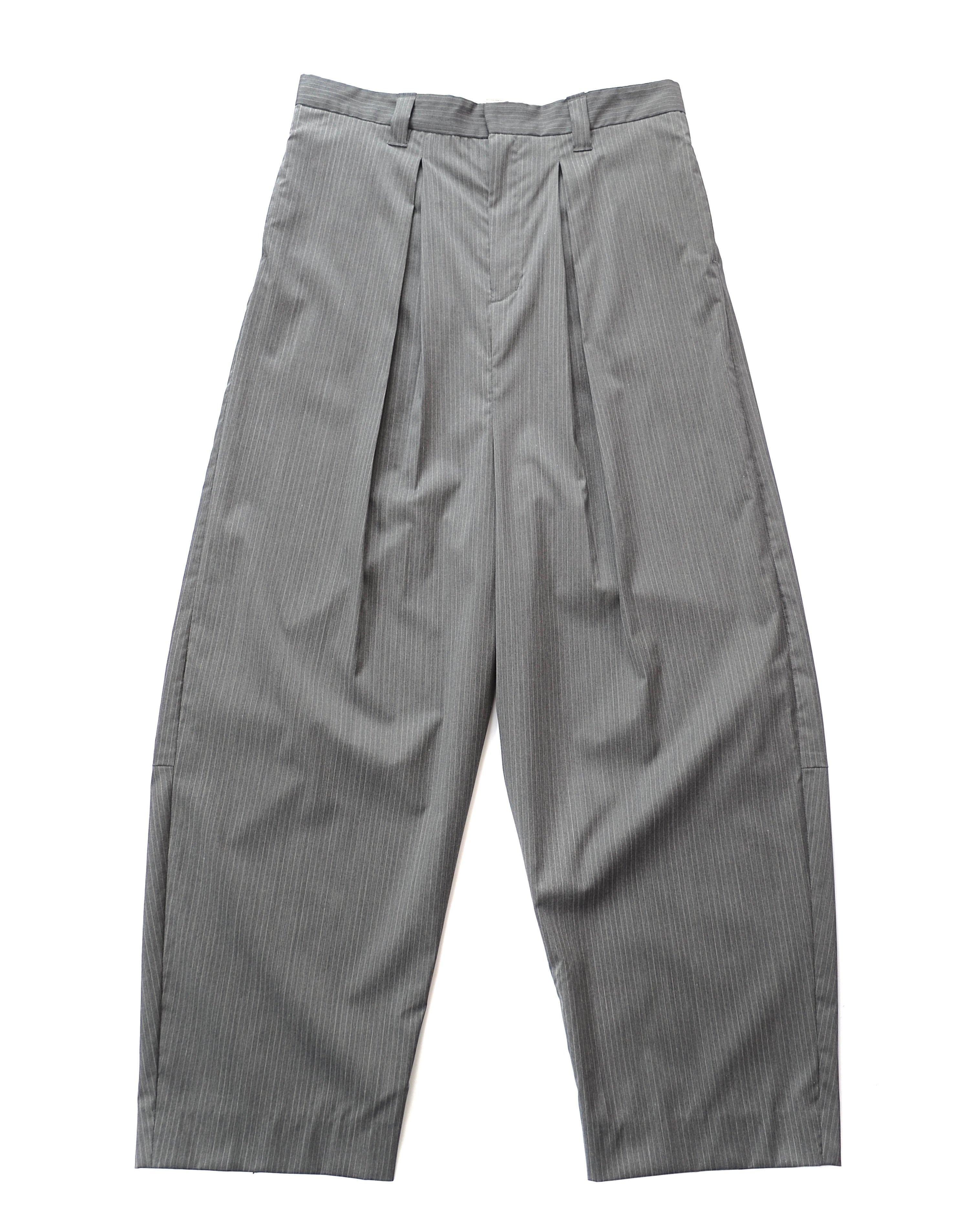WOOL TWO-TUCK SLACKS