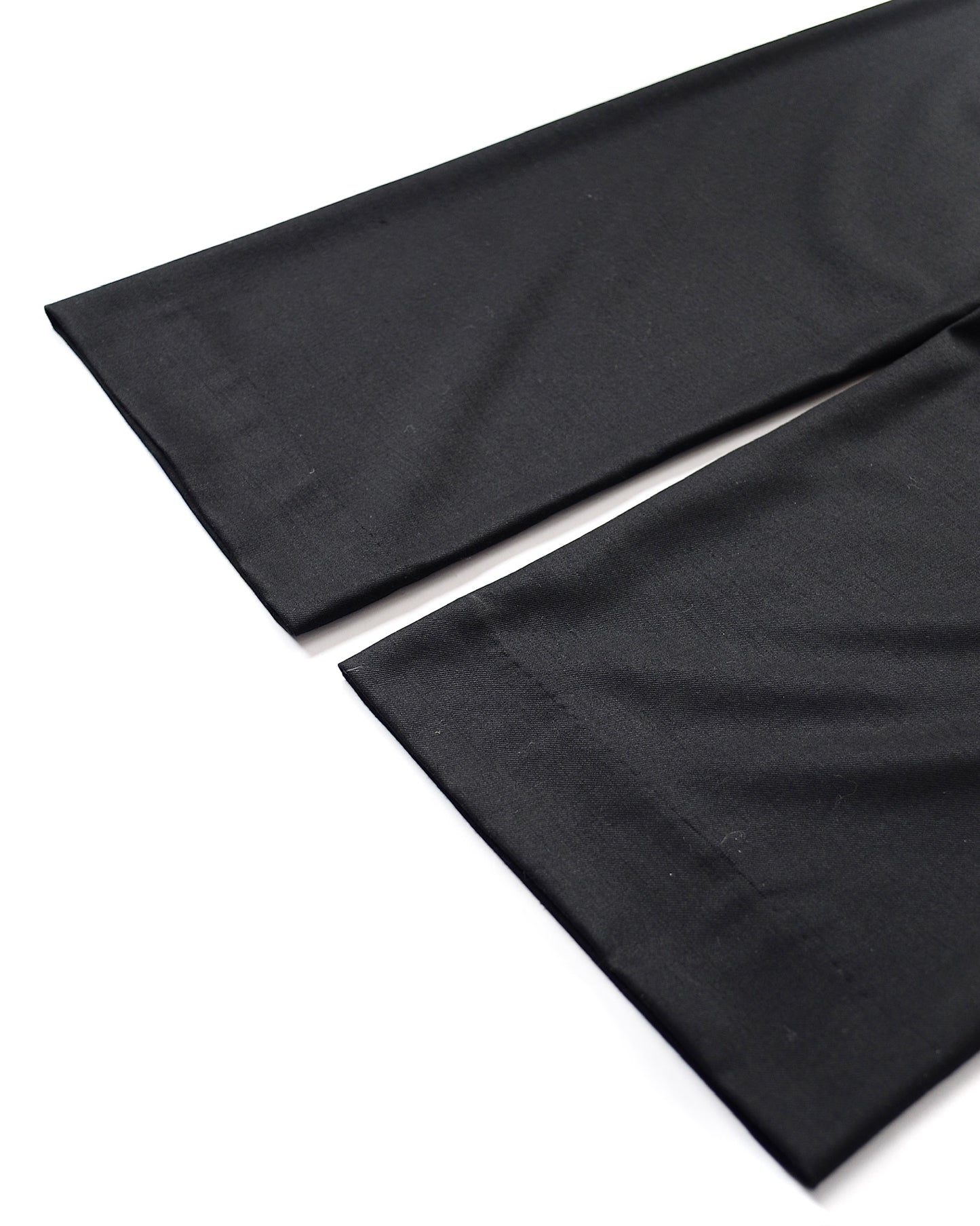 WOOL SILK GABARDINE SLACKS