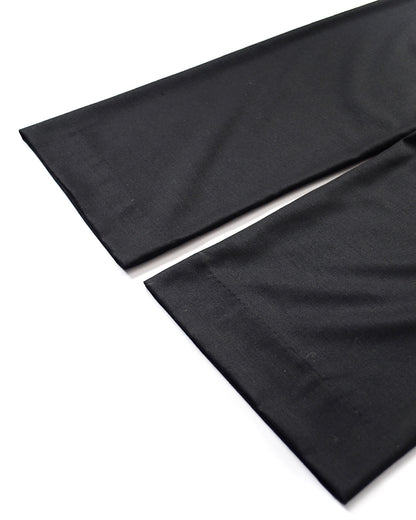 WOOL SILK GABARDINE SLACKS