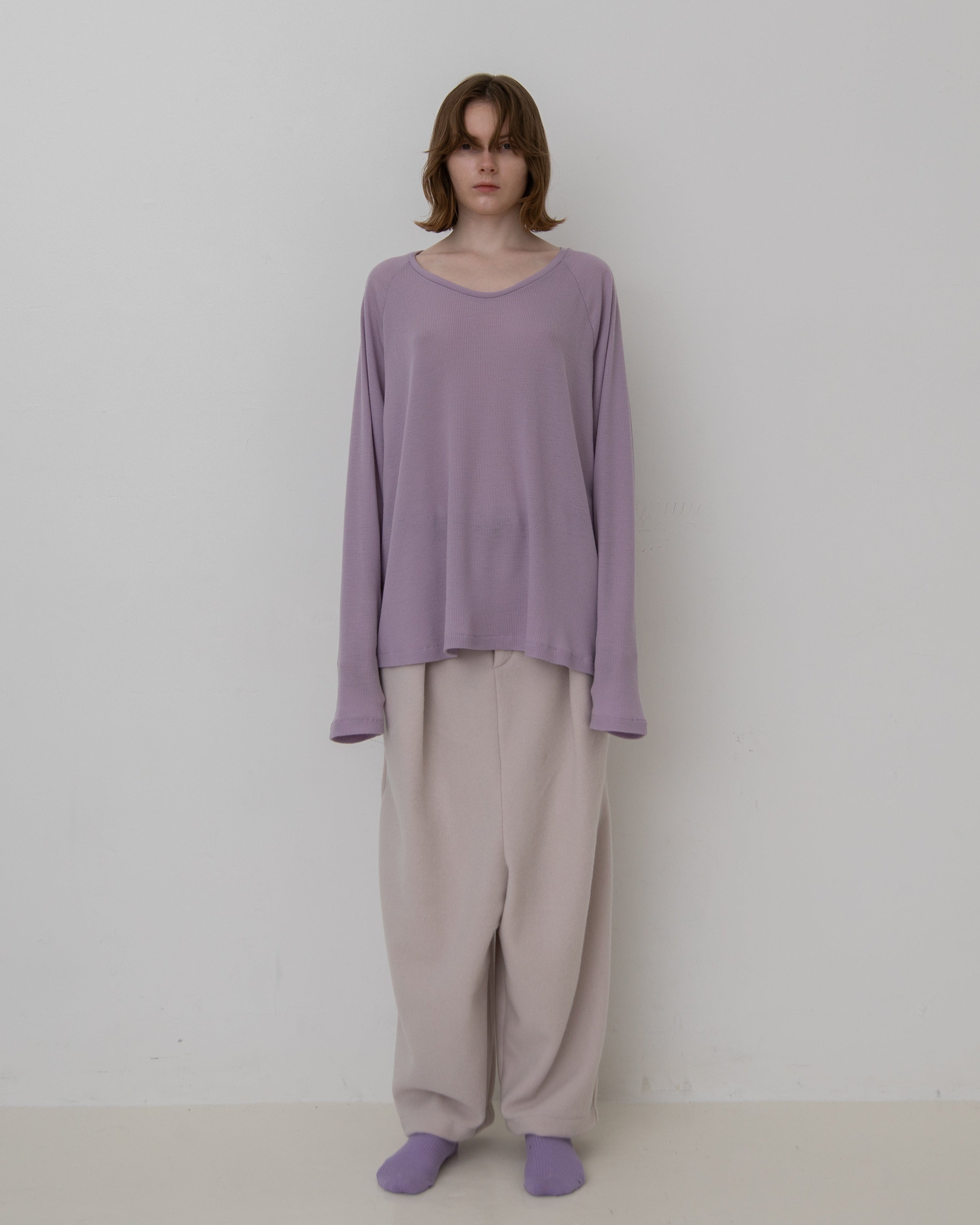 WOOL RIB T-SHIRTS