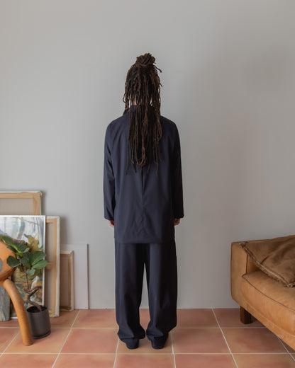 WOOL RAGLAN SLEEVE JACKET