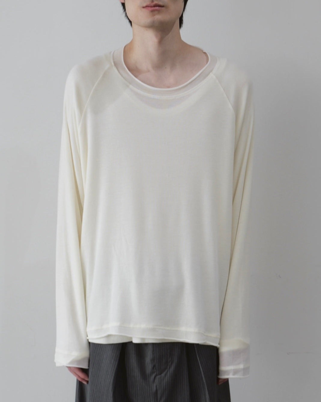 CASHMERE SILK RAGLAN T-SHIRTS – SUNSET