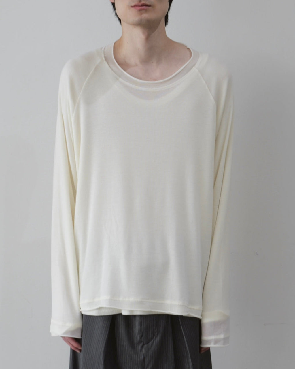 CASHMERE SILK RAGLAN T-SHIRTS