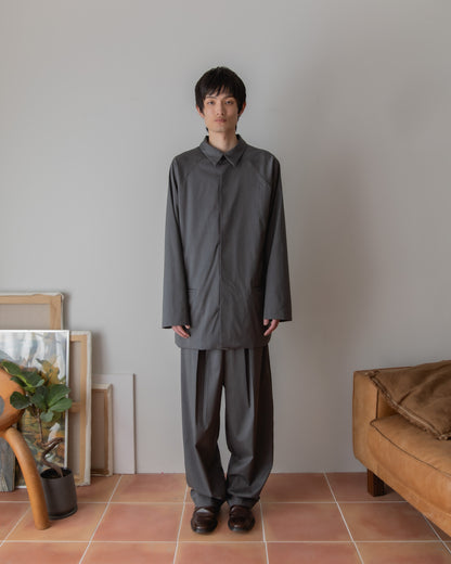 WOOL RAGLAN SLEEVE JACKET