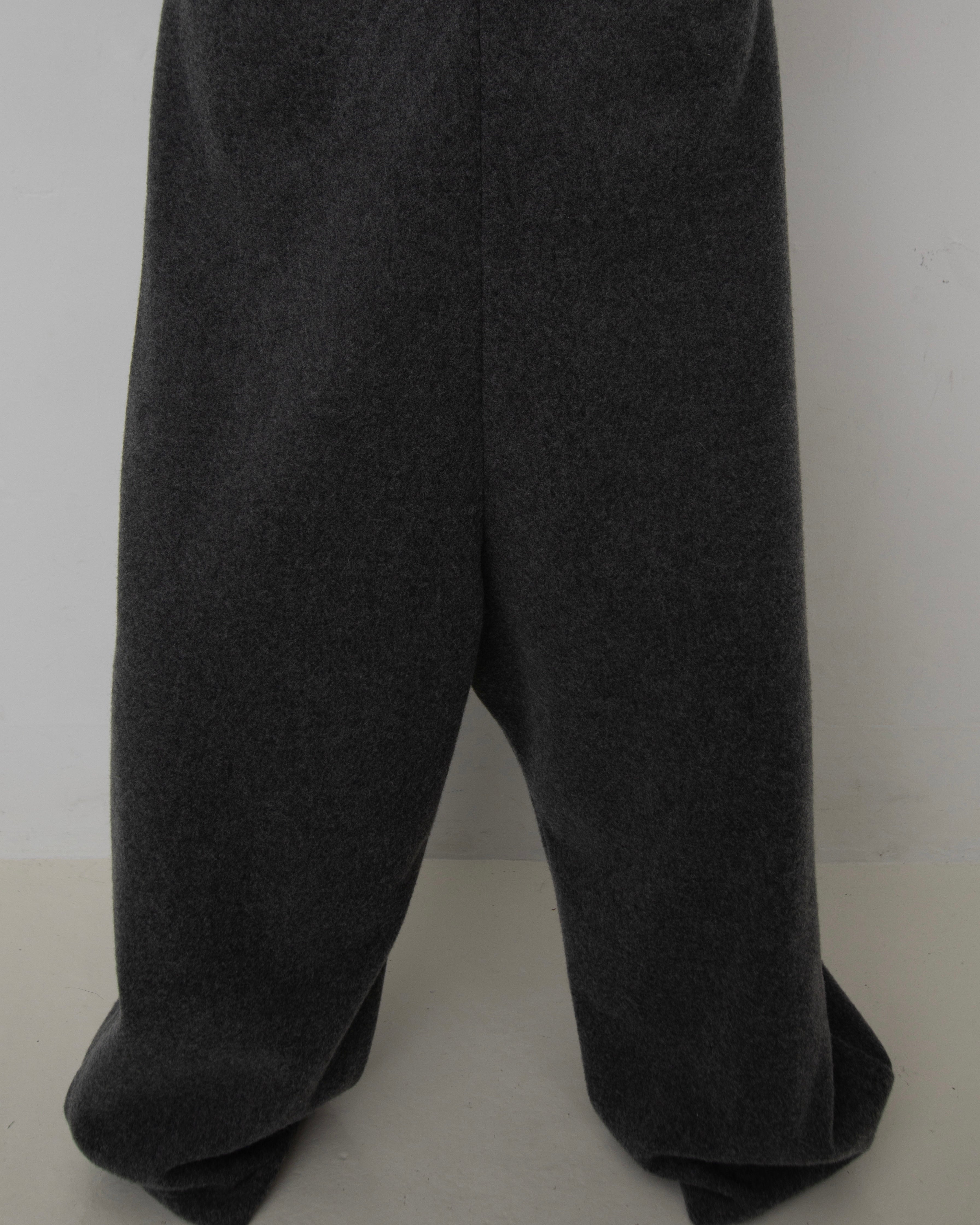 MOSSA WOOL WIDE SAROUEL SLACKS