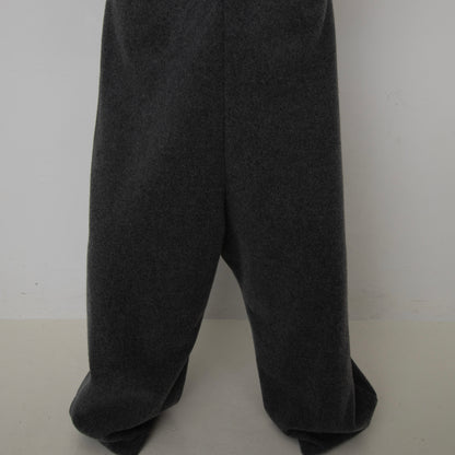 MOSSA WOOL WIDE SAROUEL SLACKS