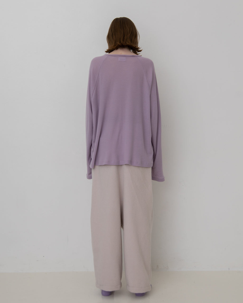 MOSSA WOOL WIDE SAROUEL SLACKS