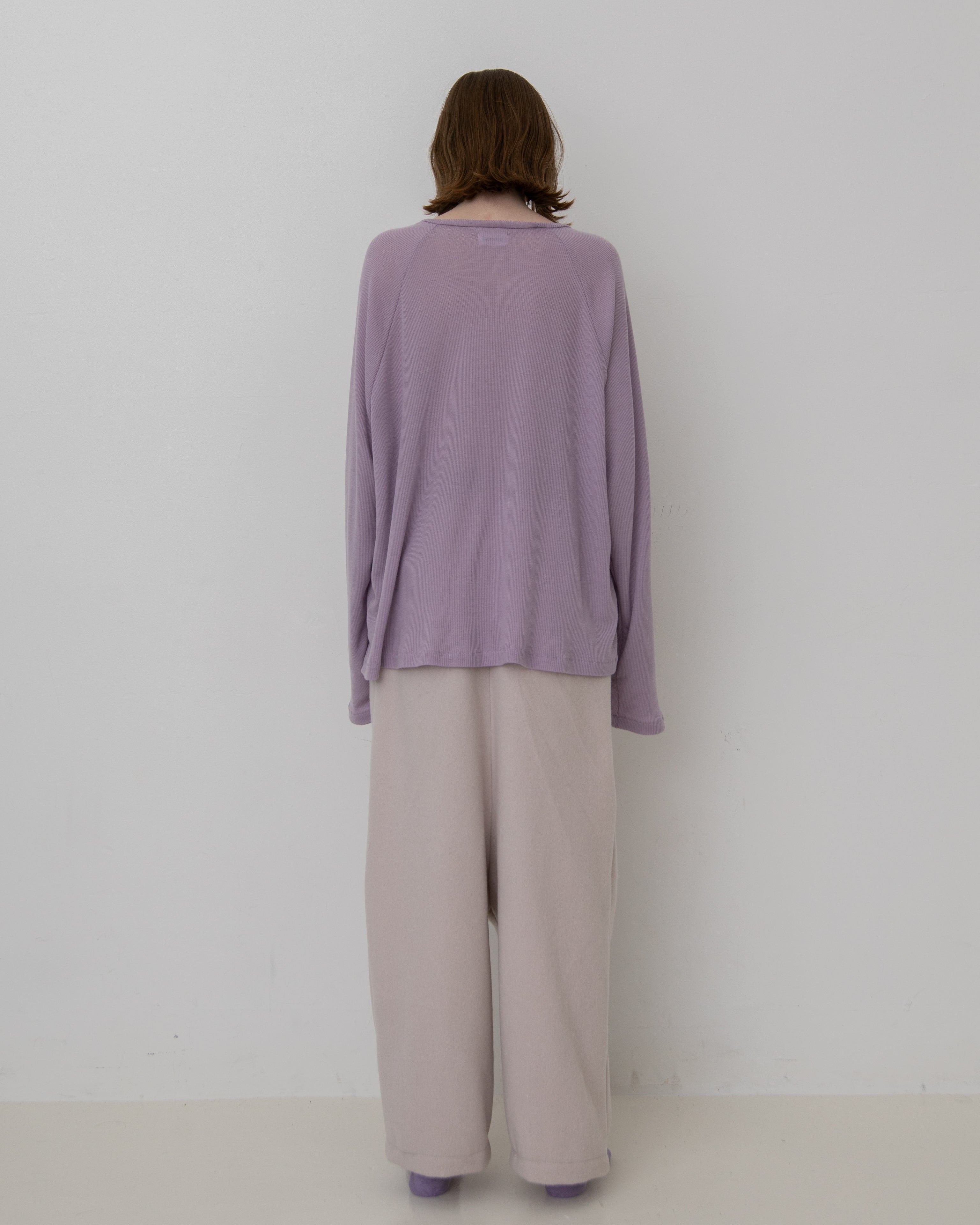 MOSSA WOOL WIDE SAROUEL SLACKS