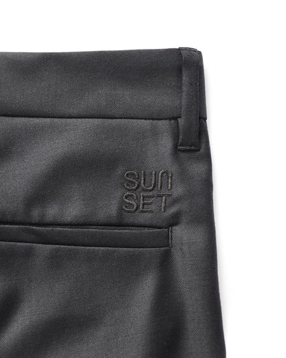 WOOL SILK GABARDINE SLACKS